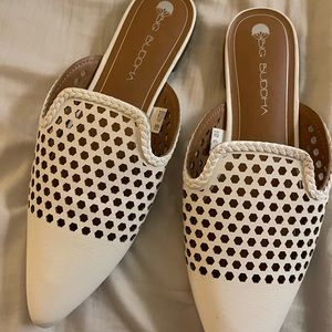 White Slide Mule